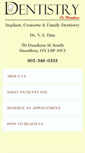 Mobile Screenshot of dentistryondundurn.com